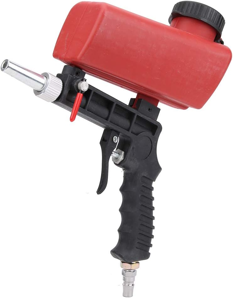 Acouto sandblaster sand gun kit Pneumatic Sandblasting Gun Small Handheld Sand Machine