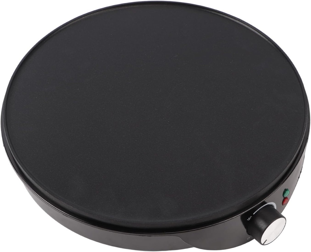 Electric Griddle Crepe Maker, Non Stick Griddle Crepe Maker with Batter Spreader for Snack Bar