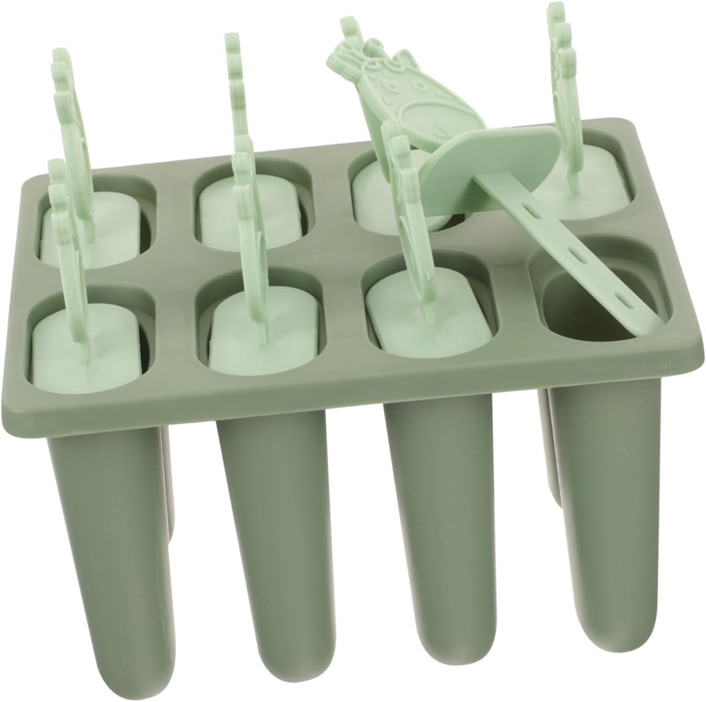 Cabilock Ice Cream Cat Head Popsicle Makers Ice Lolly Popsicles 8 Grids Easy to for Boys and Girls Adults