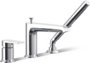 Kohler 97070-4-CP Hint® Deck-mount bath faucet with handshower, Polished Chrome