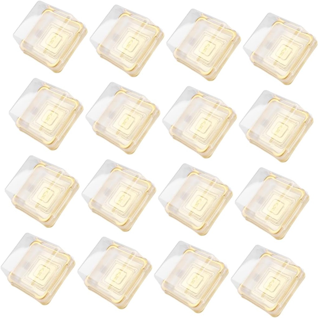 100pcs Food Packaging Boxes for Bread and Cake Lightweight Buckle Lid Design for Easy Storage and Carrying for Daily Use and Parties