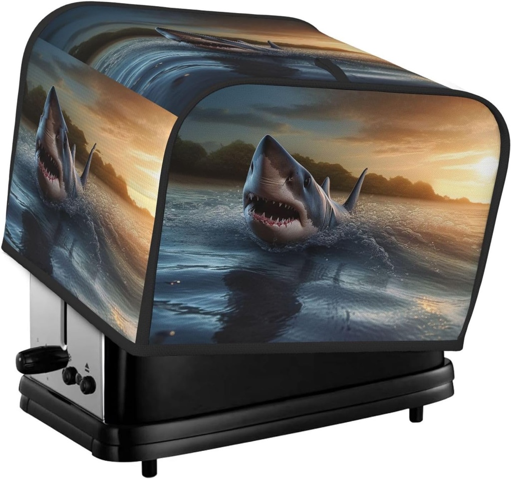 4 Slice Toaster Covers Bread Machine Cover Quilted Dustproof Fingerprint Protectors Small Washable Appliance Cover At Dusk Shark Bread Maker Dust Protection Universal Size