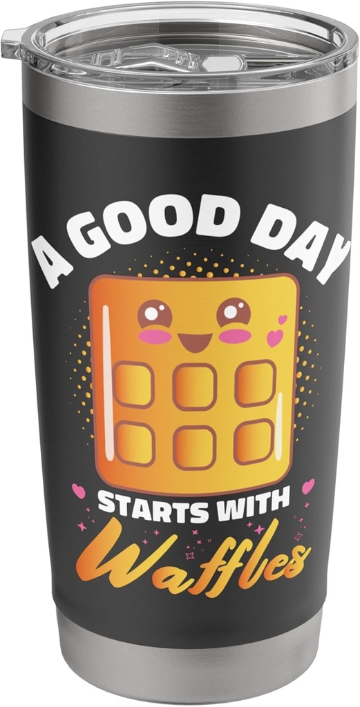 Cute Waffles Apparel For Boys And Girls Waffle Maker Stainless Steel Insulated Tumbler
