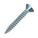 Sandbaggy Zinc Plated Flat Head Wood Screw (Phillips Drive) - Electro Galvanized (200, #8 x 1)