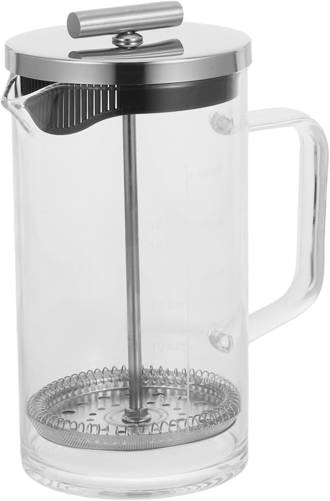 Manual Coffee Press Scale Espresso Maker Pot Cold Brew Coffee Pot Glass Teapot Material Housewarming