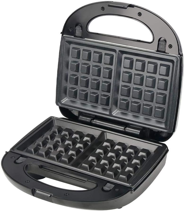 sandwich maker 3 in 1 ， 850 W Non-Stick Waffles Maker ， Mold Portable Household Kitchen Gas Pan Bubble Egg Cake Oven Electric Breakfast Machine