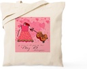 CafePress Cello Music Reusable Natural Beige Canvas Shopping Bag