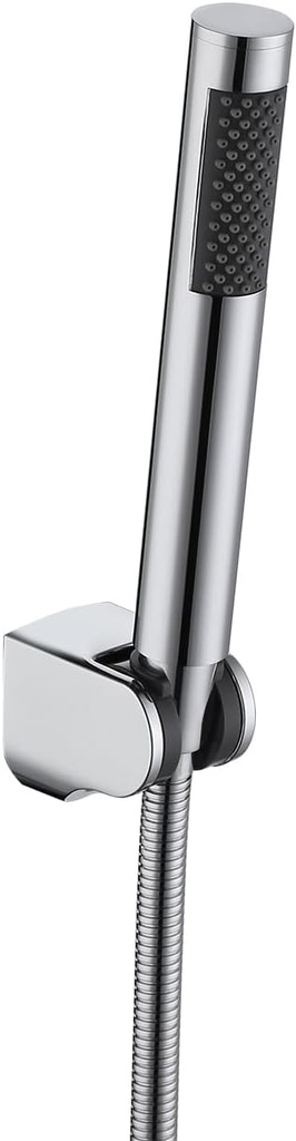 KES Bathroom Handheld Shower Head with Extra Long Hose and Bracket Holder Shower Wand Polished SUS304 Stainless Steel, LP150-PS