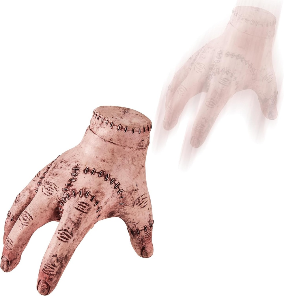 Halloween Animatronic Crawling Zombie Hand - Sound-Activated Creepy Motion & Effects for Haunted House, Horror Costume, Party Decor