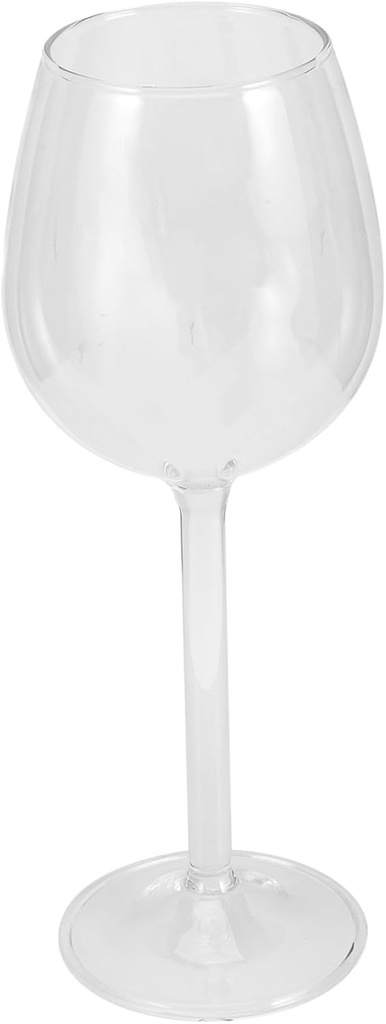 PRETYZOOM Decorative Flamingo Wine Goblet Footed Glass Cup for Party Wedding Christmas Cocktail Glass with Transparent Elegant Design for Bars Restaurants