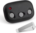 for Linear Megacode Mct-3 DNT00089 318MHz Garage Door Opener LDO33 | LDO50 | LSO50 | LDCO800 | LCO75 3-Button Visor Clip Remote Control