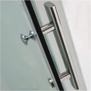 Bar Knob Sliding Door,Bathroom Door Handle ， Bathroom Door Handle Stainless Steel， Grab Bar for Bathroom Glass Door Barn Door,Single Side Door Towel Bar Door Handle Sets(300mm)