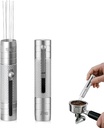 WDT Espresso Distribution Tool - Bincoo Espresso Stirrer Tool For Barista, espresso wdt tool with espresso stirrer (Silver)