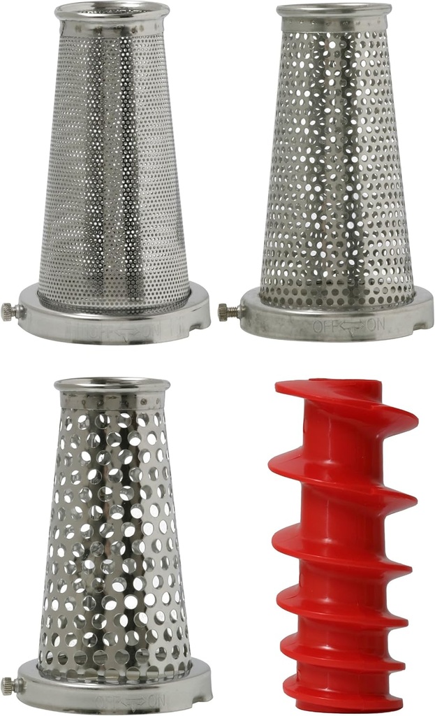 Set of 4 Accessories for VKP250 Food Strainer