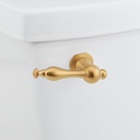 Signature Hardware 926579 Traditional Reversable Mount Toilet Tank Lever - Brushed Gold