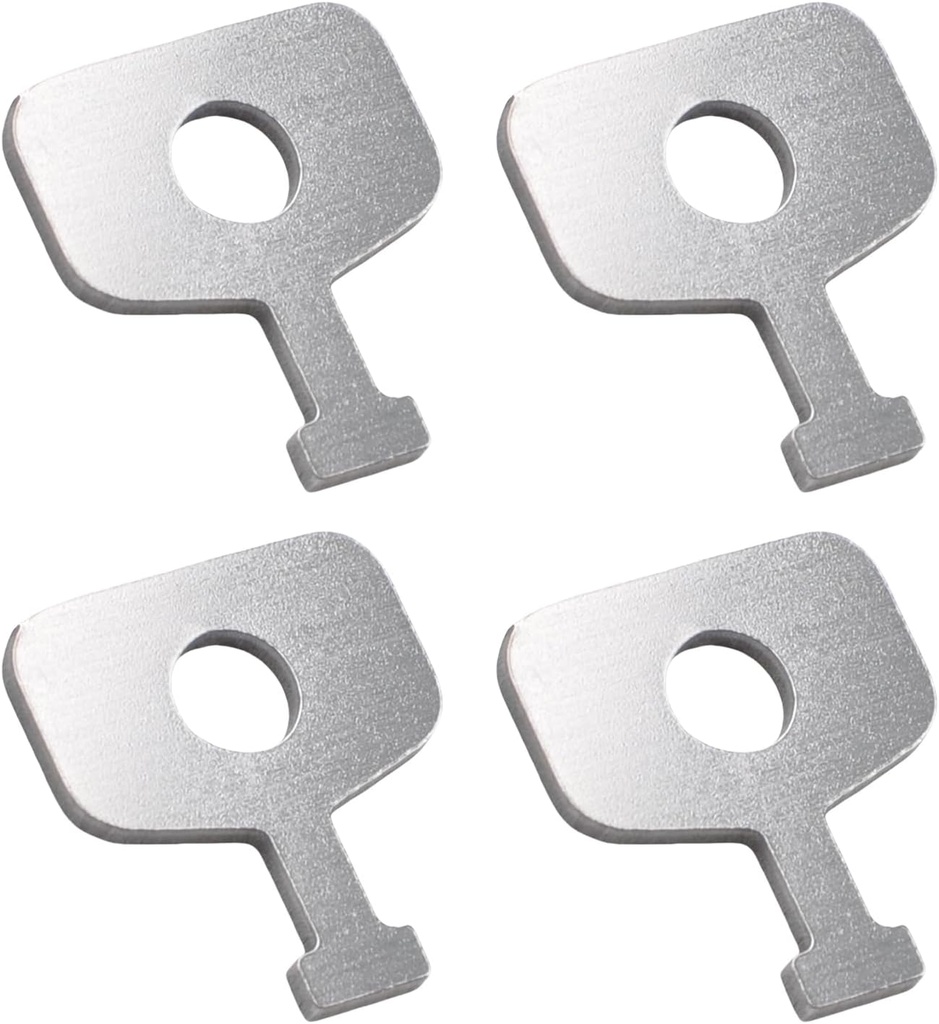 (4pcs) 61-509 Schlage/Falcon Emergency Release Key, for Schlage B571 and Falcon D271 Indicator Deadbolts - Standard Size, Occupancy Indicator Deadbolt Panic Key, Emergency Release Door Latch