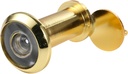 Golden Zinc Alloy Peephole Door Viewer with 180 Degree View Angle for 1-3/8" to 2-1/6" Doors