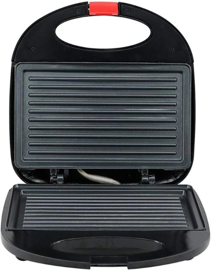 Sandwich toaster， Waffle maker ， sandwich maker toastie ，Curved Stripe Omelette Bread Waffle Sandwich Maker Grill Non-stick Coating Cool