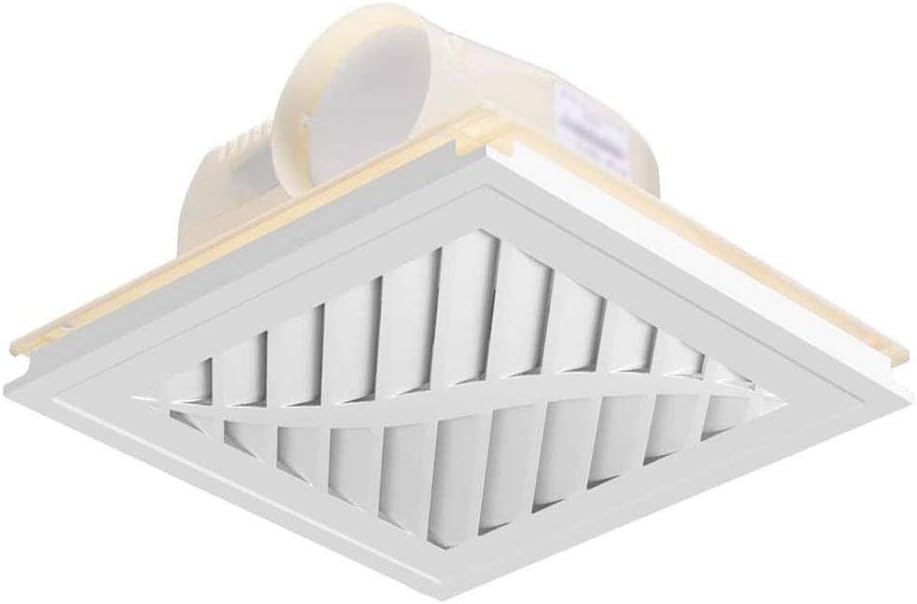 Ventilation Fan,10 Powerful Silent Ceiling Type Extremely Quiet, Long Lasting, Easy to Install, White,