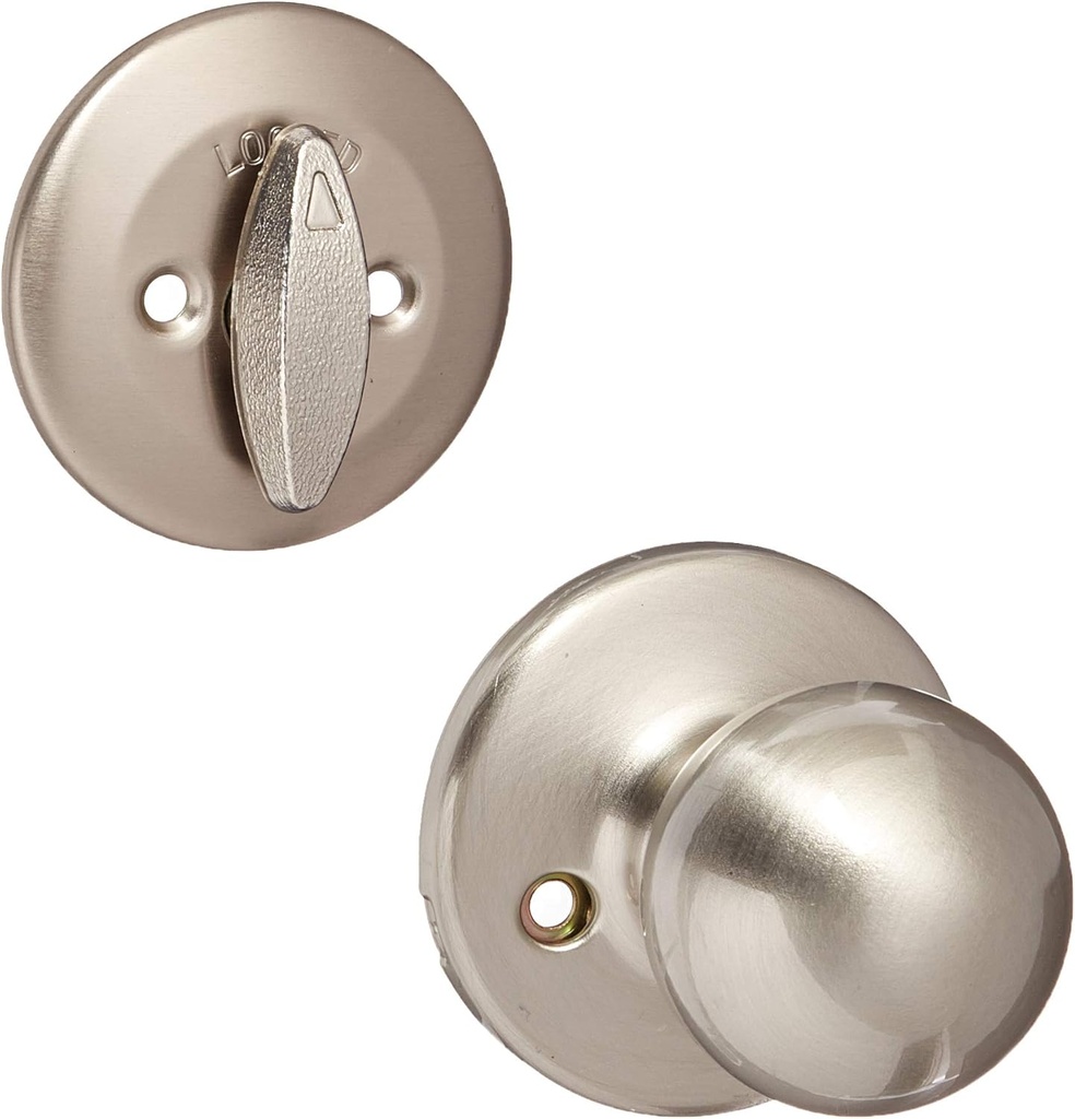 Kwikset 604P-15V1 Polo Signature Series Interior Single Cylinder Handleset Trim with New Chassis Satin Nickel Finish