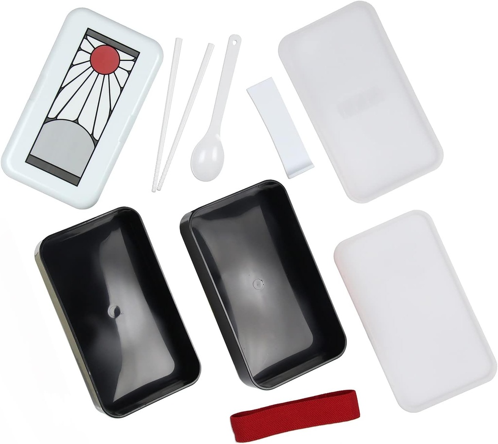 JUST FUNKY Demon Slayer Manga Anime Single Portion Compartment Bento Lunch Box