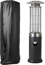 Full-Length Outdoor Vinyl Cover for Spiral Flame LPG Patio Heaters with 21" Round Reflectors