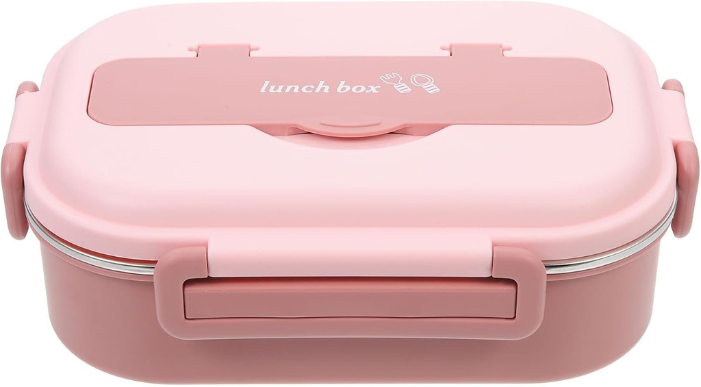 Alipis Stainless Steel Lunch Boxes for Adults 1000ml Bento Container Dividers Reusable Bento Lunch Box for Work School Camping Leakproof and Insulated