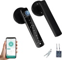 Fingerprint Door Lock Biometric Door Lock with Keypad & Keyless Entry - Smart Door Knob Handle for Bedroom/Home/Hotel/Office/Apartment - Supports APP/IC Card/Fingerprint/Key/Passcode Unlocking