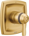 Moen Voss Brushed Gold ExactTemp Thermostatic Valve Shower Trim Kit, Valve Required, T4691BG