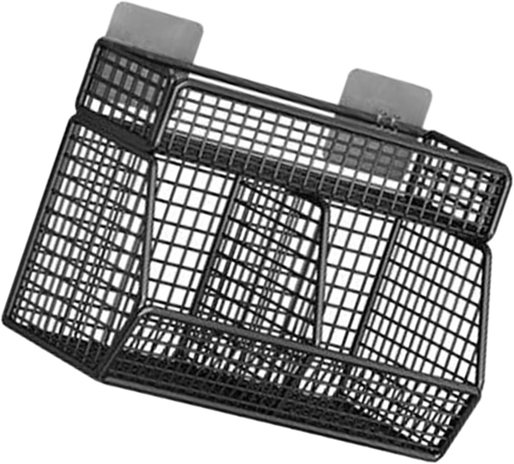 Wall Mounted Sturdy Metal Wire Basket For Kitchen And Living Room Storage 3 Grids Hanging Organizers Daily Use