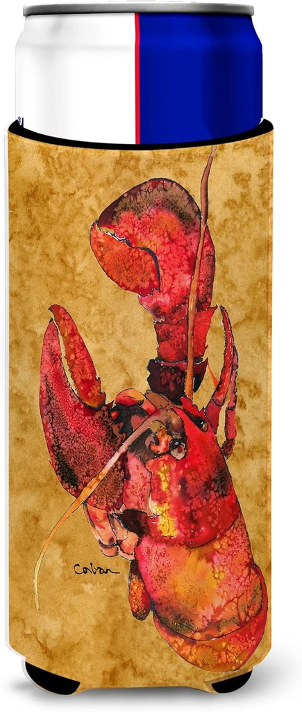Lobster Cooked Ultra Beverage Insulators for slim cans