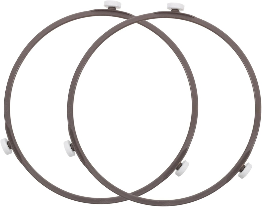 PRETYZOOM Microwave Oven Rack Accessory Oven Tray Circle Turntable Wheel Ring Easy to Use Roller Support Ring for Glass Tray