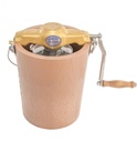 Poly Insulated Ice Cream Maker with Stainless Steel Can (Hand Crank, 2 quart)