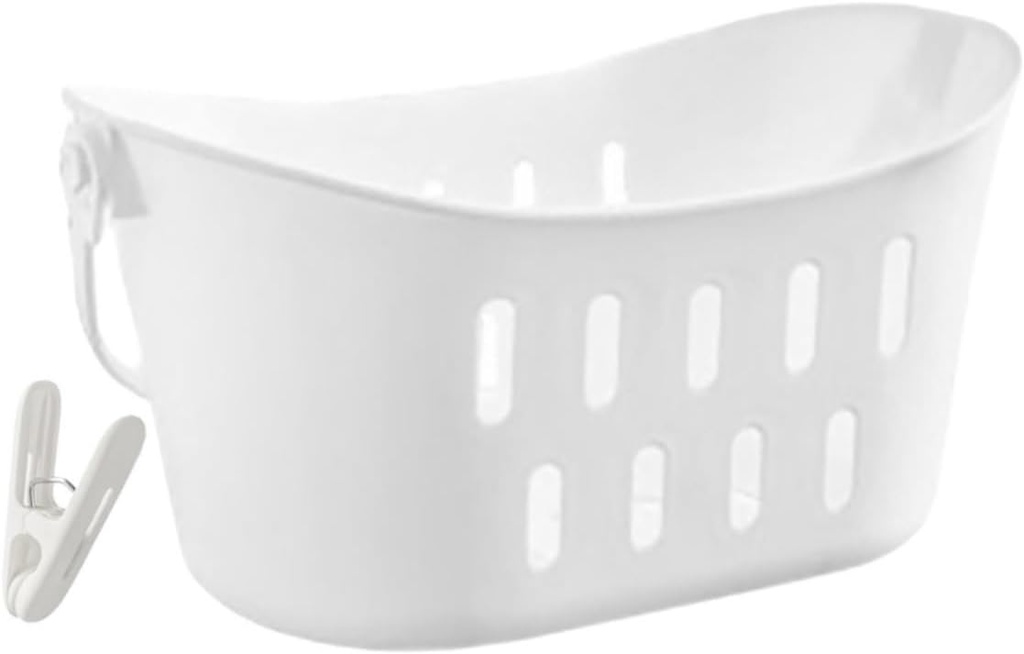 Hanging Sundries Basket Set Portable Organizer for Bathroom Kitchen Living Room Plastic Storage with Hook for Easy Access for Home Organization