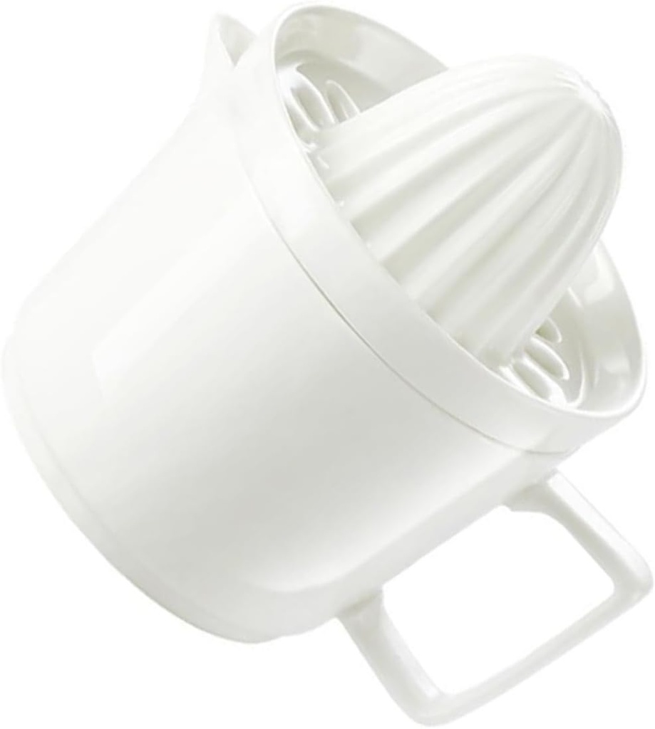 PRETYZOOM Manual Citrus Juicer Cup Ceramic Juice Squeezer for Lemon Orange Easy to Use Handheld Fruit Juicer for Home Kitchen