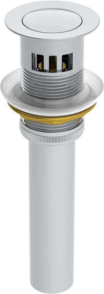 Symmons Push Pop Bathroom Sink Drain Assembly, Polished Chrome