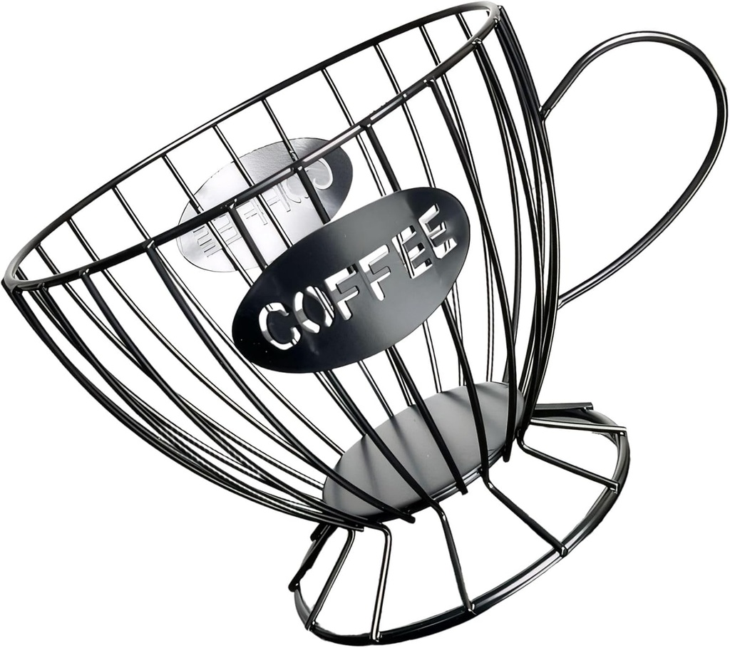 Coffee Capsule Holder Metal for Coffee Pods - Stylish Organizer Stand for Kitchen or Coffee Shop Display