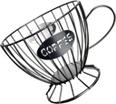 Coffee Capsule Holder Metal for Coffee Pods - Stylish Organizer Stand for Kitchen or Coffee Shop Display