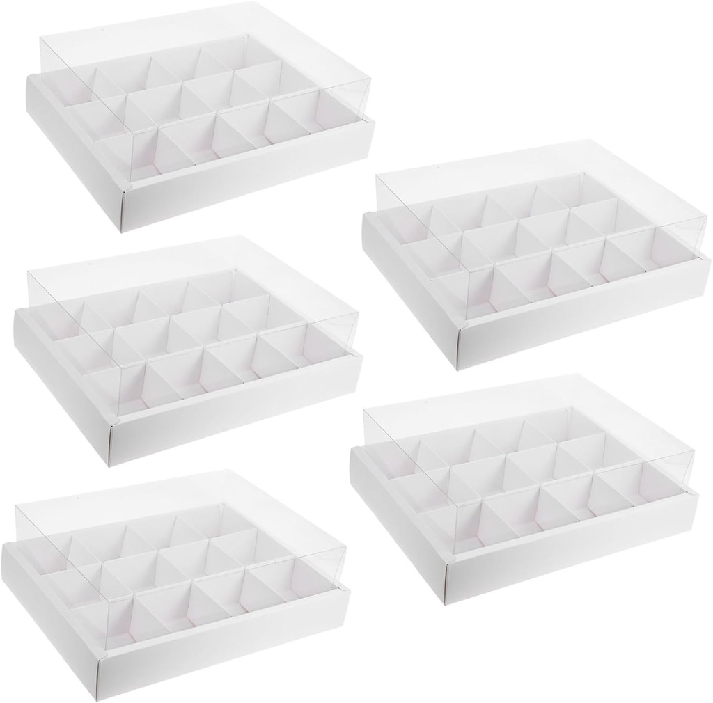 5pcs Transparent Cupcake Boxes Small Cake Containers for Easy Storage Transport Lightweight Bakery Muffin Cases for Various Occasions
