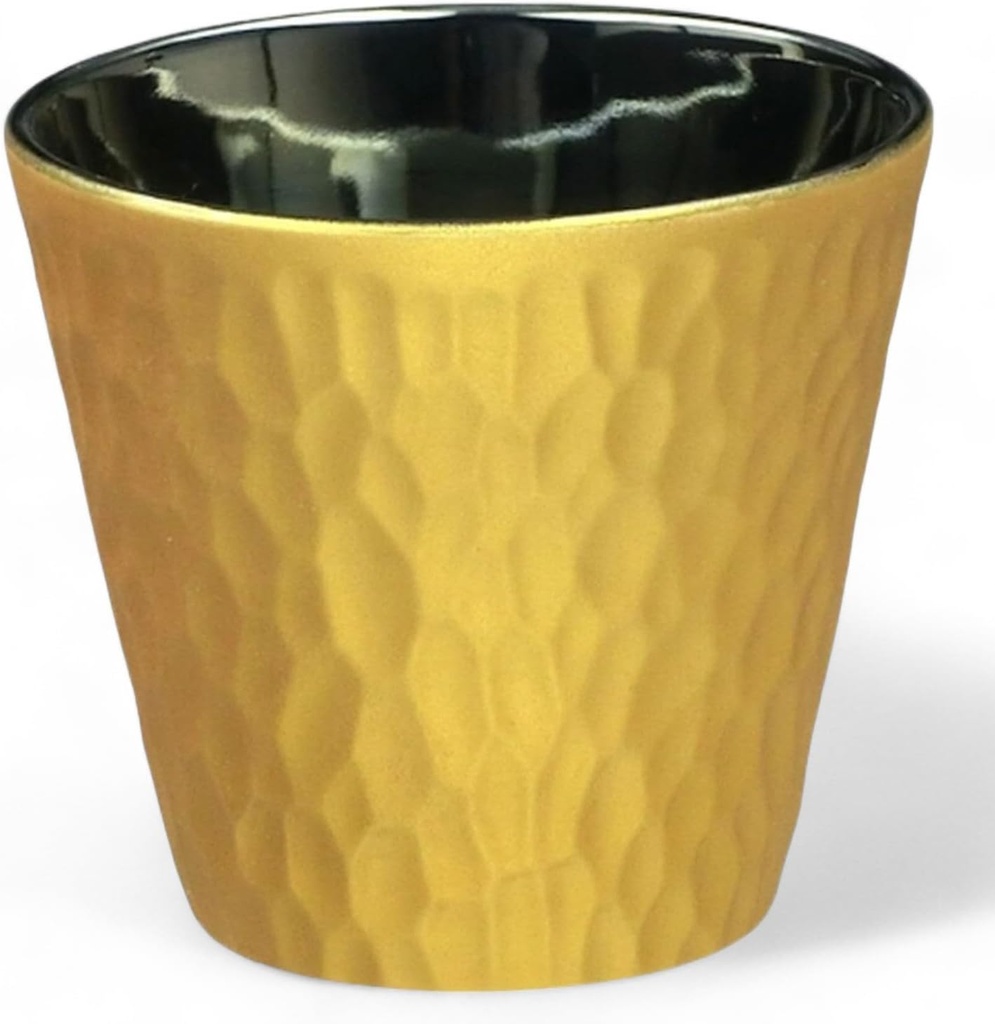 J-kitchens Select 896704 Locking Cup, Light Changing Gold, 10.1 fl oz (300 ml), Dishwasher Safe, Microwave Safe, Made in Japan