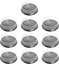Luxshiny 10pcs Portable Clear Cake Box Round Transparent Cake Carrier Lid for Bakery Parties and Home Use -grade Packaging