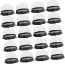 100Pcs Clear Cake Boxes with Lids Transparent Moon Cake and Cheese Slice Containers Easy Assembly Dessert Carriers for Wedding Birthday and Party Treats