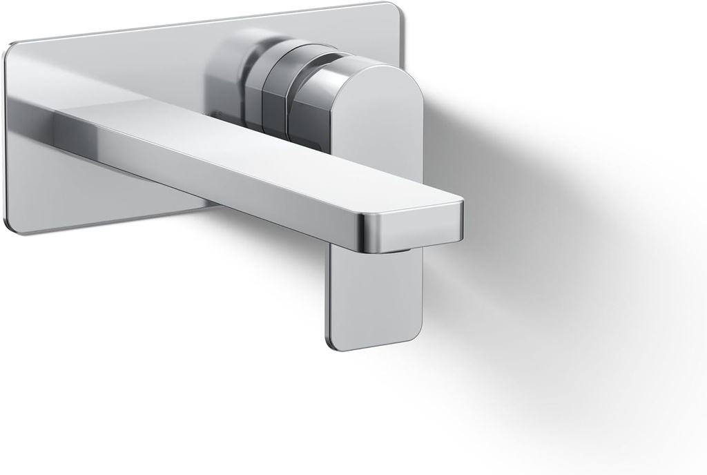 Kohler 22567-4-CP Parallel® Wall-Mount Single-Handle Bathroom Sink Faucet, 1.2 gpm, Polished Chrome