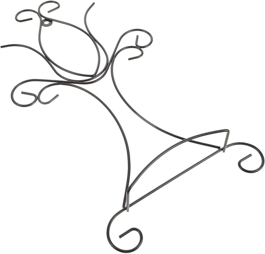 Wall-mounted Iron Display Stand for Artwork Plates and Books Multi-functional Easel Holder for Home Decor and Organization