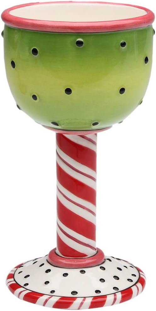 Appletree Design Winter Wonderland Short 2-Piece Goblet, 5-7/8-Inch