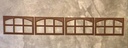 4 Amarr Cascade Short Panel Replacement Decorative Inserts for Amarr Garage Doors Walnut 18.5" x 11" Mullion Trim Only Fits Amarr & Pella Garage Doors