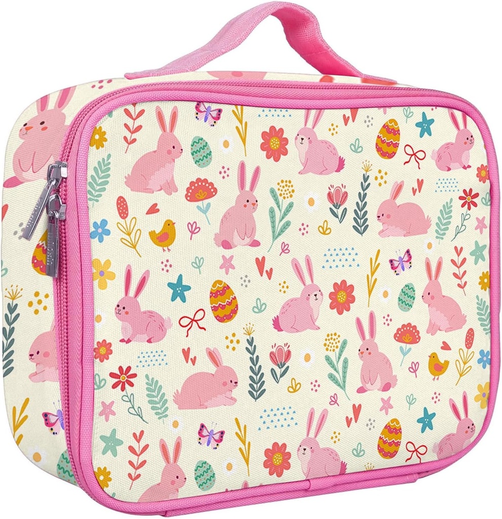 Bunny Insulated Lunch Box for Girls Boys, Rabbit Kids Lunch Bags for Toddler School Work Office Travel Picnic Waterproof Leakproof Portable