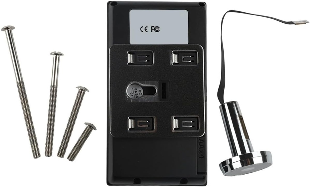 Digital Door Viewer Camera With 3.5 Inch LCD Screen,720P HD Security Doorbell,Zinc Alloy Housing, 120 Degree Wide Angle, Tamper Resistant Design For Home Safety Monitoring, Silver