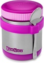 Yumbox Leak-Proof Insulated Food Jar, 14 oz (1.75 cups), Triple Insulated Stainless Steel, Keeps Food Hot for 6 Hours, Cold for 12 Hours, Wide Mouth with Removable Utensil Band, Bijoux Purple