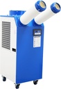 Industrial Air Conditioner Portable Industrial Cooling Unit 12,000 BTU/h Dual-Duct AC 14L Tank for Hospitals Workshops Events 110V 1400W